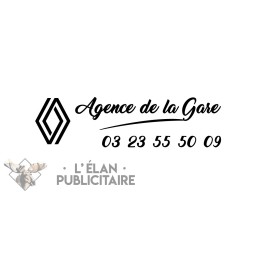 Signature en lettrage