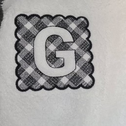 copy of Serviette de toilette avec broderie embossée